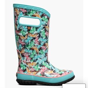 Bogs Kids Butterfly Print Rain Boots - Multicolor